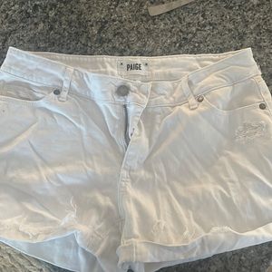 White Paige shorts